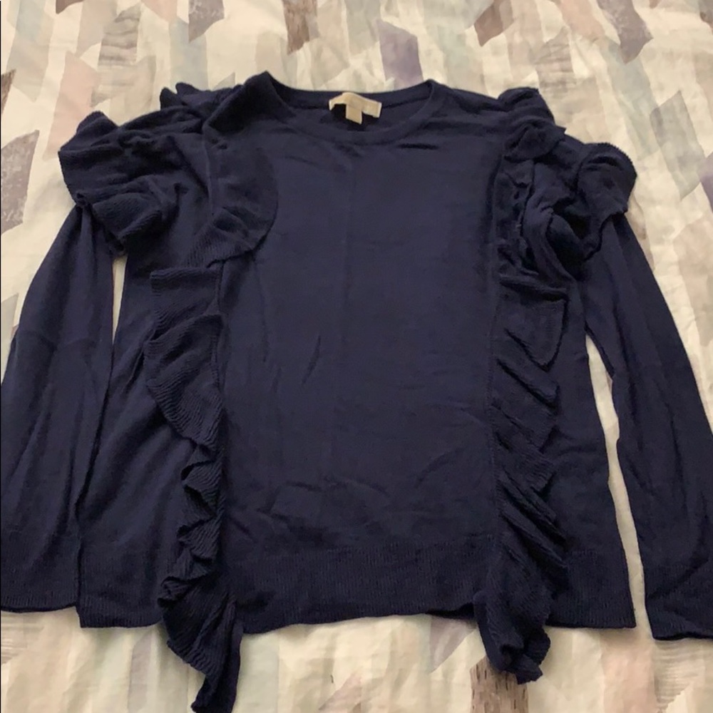 Michael Kors Ruffled detail sweater